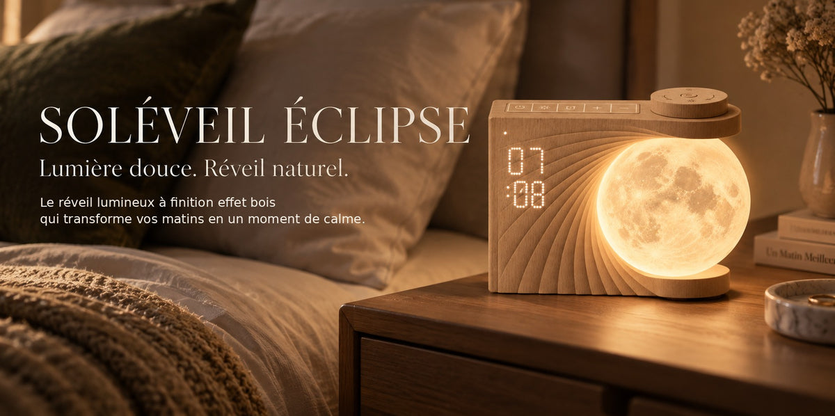 Soléveil Éclipse — lumière douce, réveil naturel